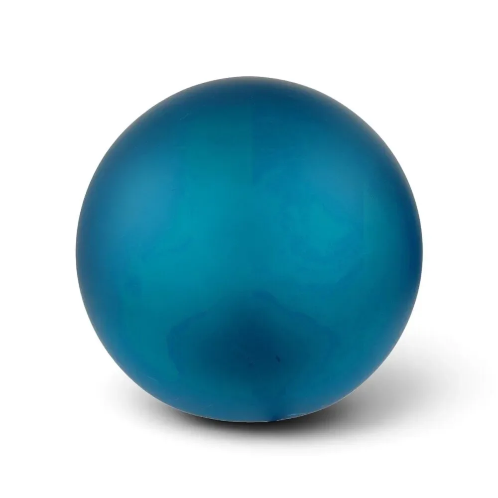 IKEA Modern Fado Blue Green Glass Globe Table Lamp Light Modern 90's